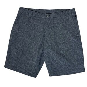 Lulumemon men’s gray 9” commission ventlight shorts size 34